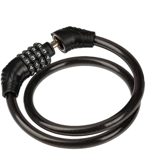 Candado de clave Espiral 10X650MM XT448B Acero Negro - GW