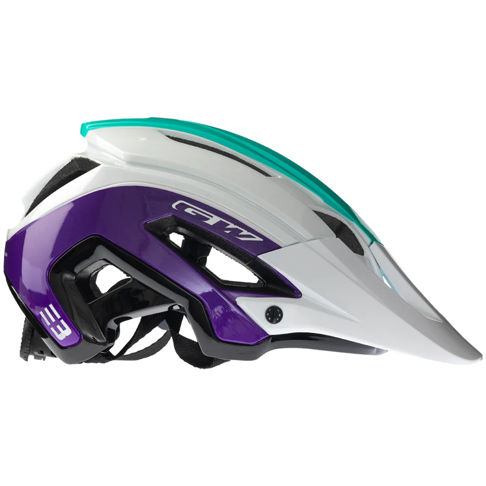 Casco E3 MTB Morado/Blanco - GW