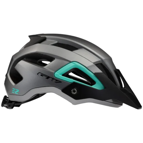 Casco Enduro E2 Gris/Verde Agua - GW