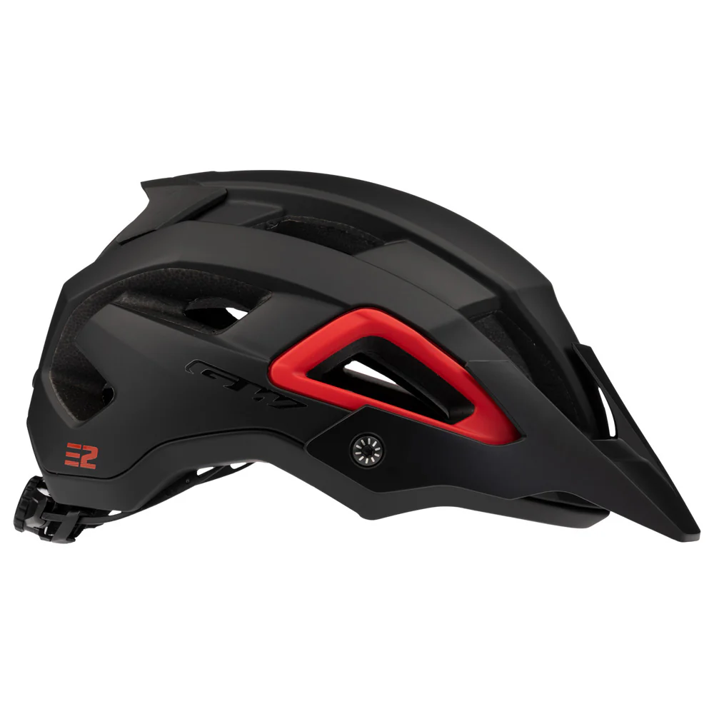 Casco Enduro E2 Negro Rojo - GW