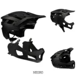 Casco Enduro Fullface Removible X2 Negro - GW