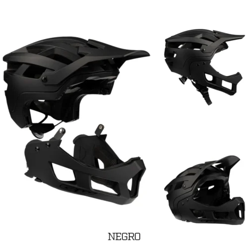 Casco Enduro Fullface Removible X2 Negro - GW