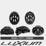 Casco Luxium Talla Única, C/Luz Trasera Blanco On Trail