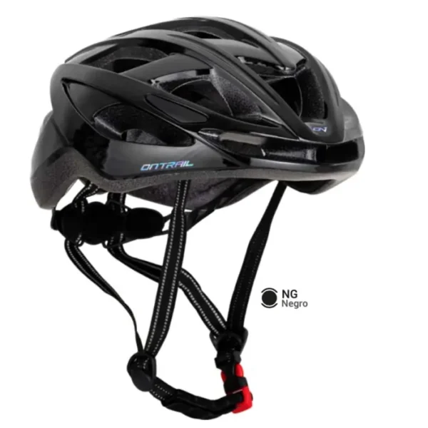 Casco Luxium Talla Única, C/Luz Trasera Negro On Trail