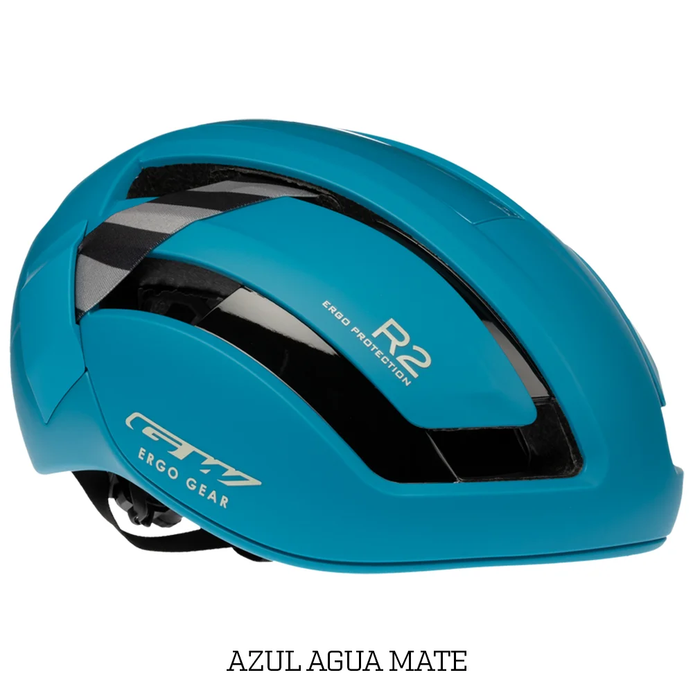 Casco R2 Ruta Azul Agua Mate - Gw