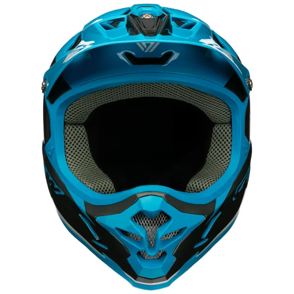 Casco Wasp Gris Dark/Azul Clear - GW