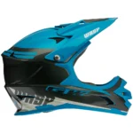 Casco Wasp Gris Dark/Azul Clear - GW