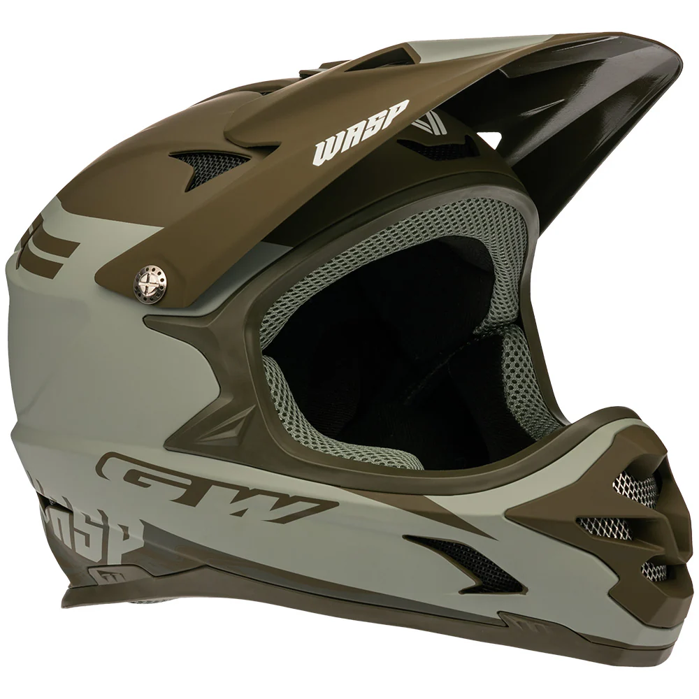 Casco Wasp Verde Militar/Gris Clear - GW
