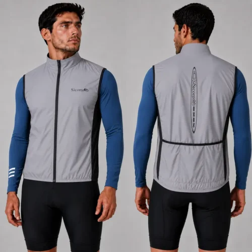 Chaleco Reflectivo Unisex Con Bolsillos - Sicomoro Chaleco Reflectivo Unisex Con Bolsillos - Sicomoro