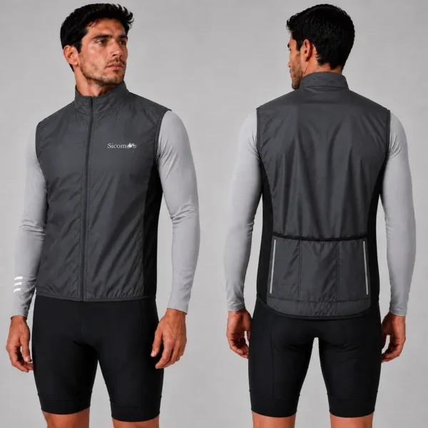Chaleco Rompevientos Eco Unisex Colores - Sicomoro