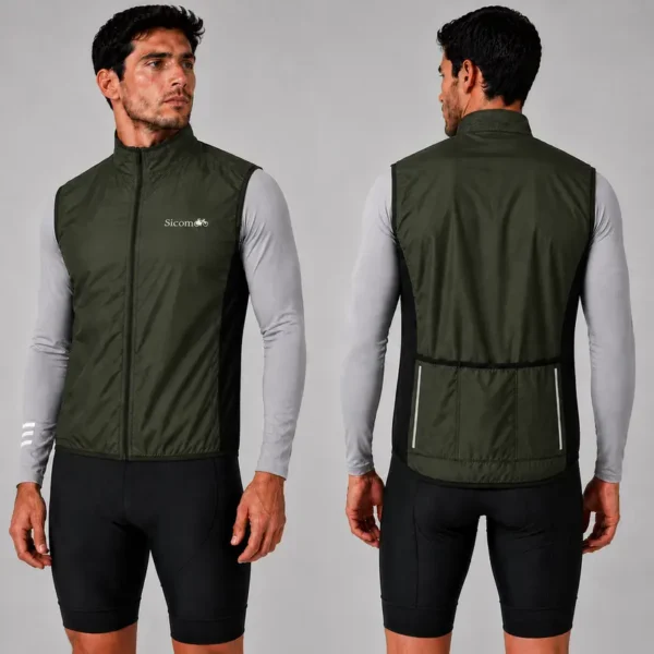 Chaleco Rompevientos Eco Unisex Colores - Sicomoro
