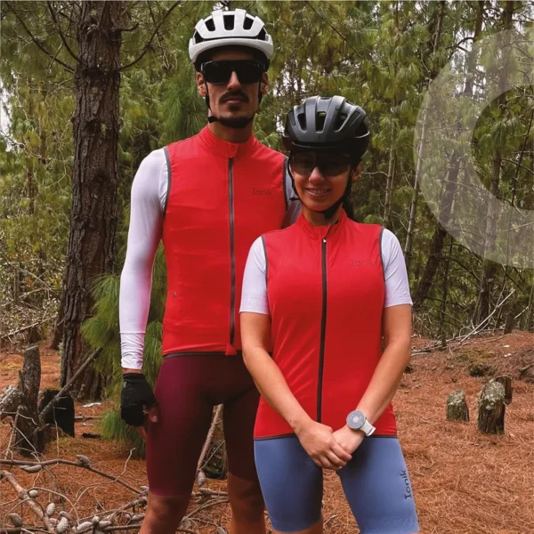 Chaleco Termico Unisex Rojo - IONIK