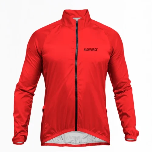 Chaqueta Cortaviento Unisex Roja - High Force