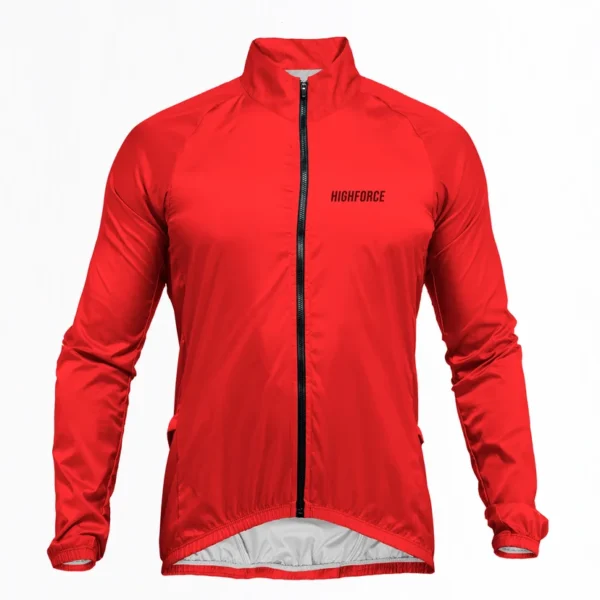 Chaqueta Cortaviento Unisex Roja - High Force