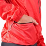 Chaqueta Cortaviento Unisex Roja - High Force