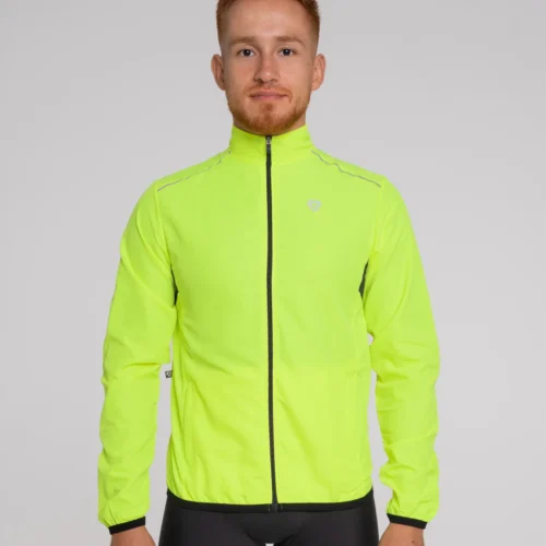 Chaqueta Cortavientos Break Amarillo Neón - Gw