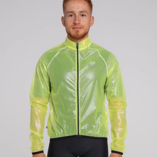 Chaqueta Impermeable Unisex Rain Wet Barrier Amarillo Limón - Gw