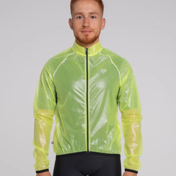 Chaqueta Impermeable Unisex Rain Wet Barrier Amarillo Limón - Gw