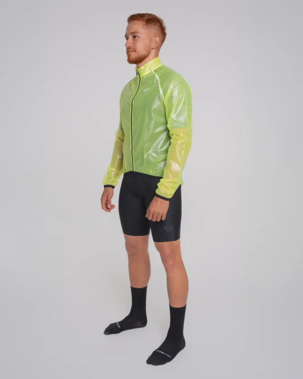 Chaqueta Impermeable Unisex Rain Wet Barrier Amarillo Limón - Gw