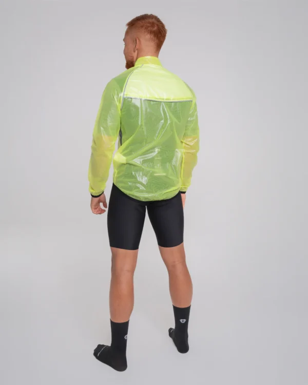 Chaqueta Impermeable Unisex Rain Wet Barrier Amarillo Limón - Gw