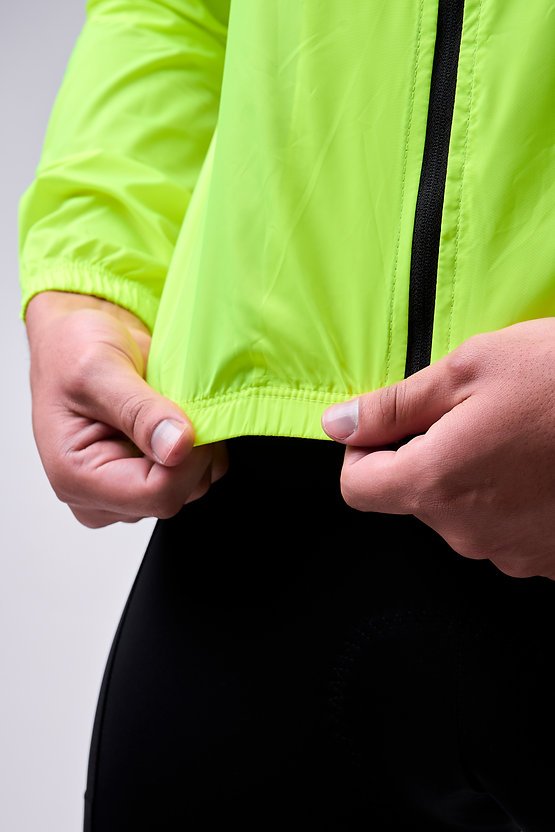 Chaqueta Rompevientos 2.0 Light Verde Neón Masculina – Ionik