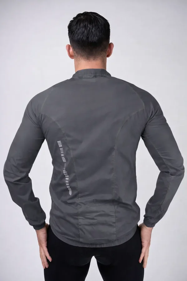 Chaqueta Rompevientos Light Gris Masculina 2.0 – Ionik