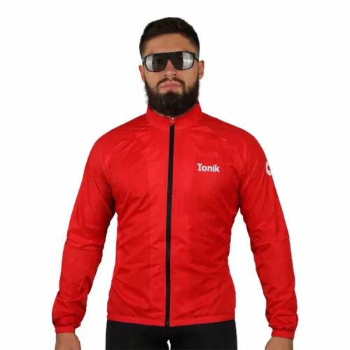 Chaqueta Rompevientos Light Roja Masculina 2.0 – Ionik
