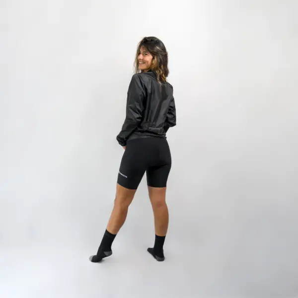 Chaqueta Rompevientos Unisex Negra - Capote