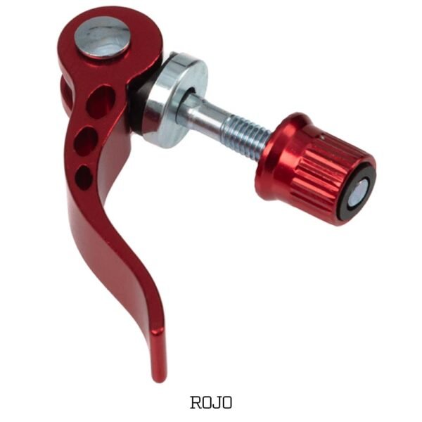 Cierre Rápido De Tija M6X50Mm Aluminio Rojo