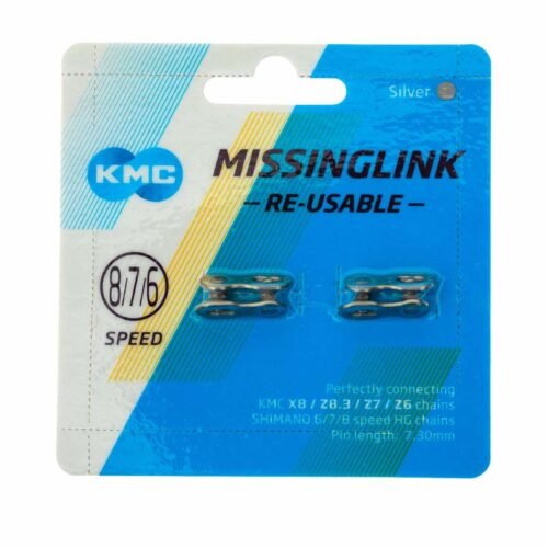Conector Cadena 6/7/8 Vel Missinglink Cl573R Cromado Kmc