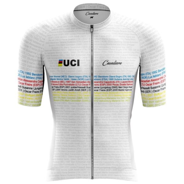 Jersey Elite Hombre Manga Larga Capitales del mundo Blanca  - Cavalieri