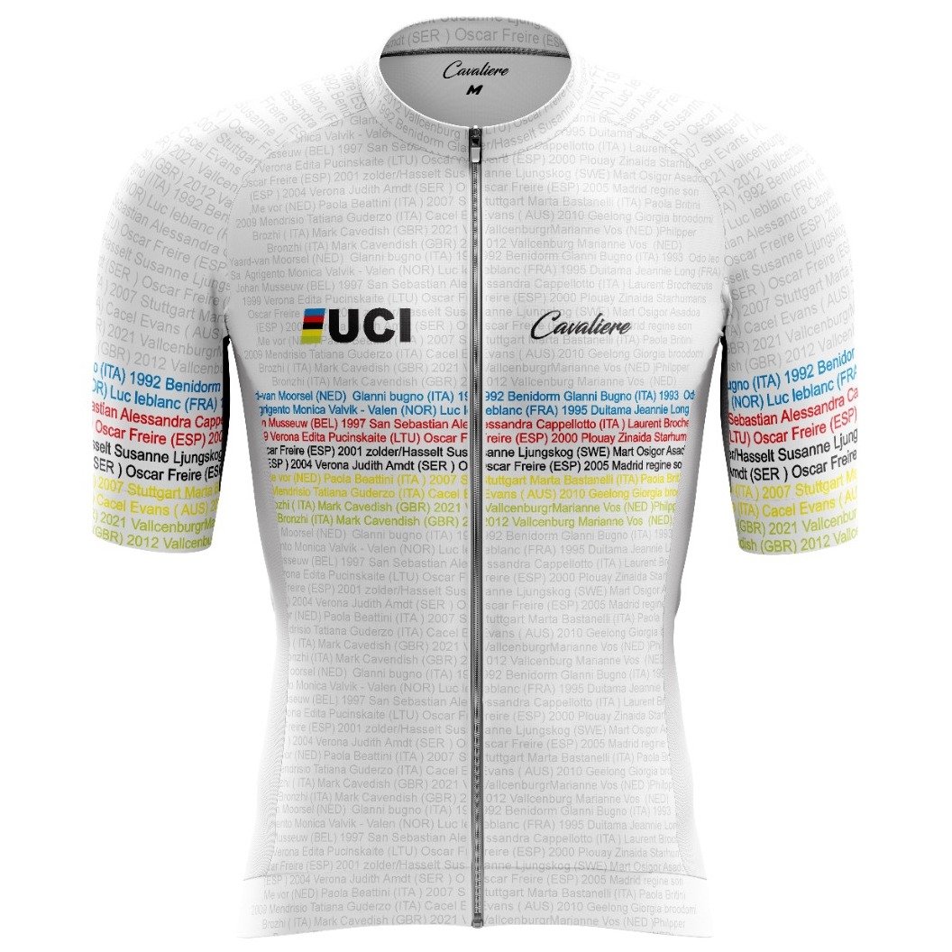 Jersey Elite Hombre Manga Larga Capitales del mundo Blanca  - Cavalieri