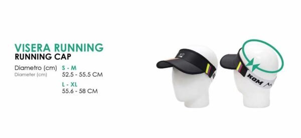 Gorra Visera Running Blanca - KOM