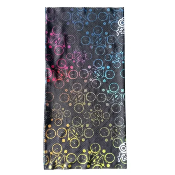 Cuellos Estampado Spandex/Capriati Negro Bicis 3 Felix