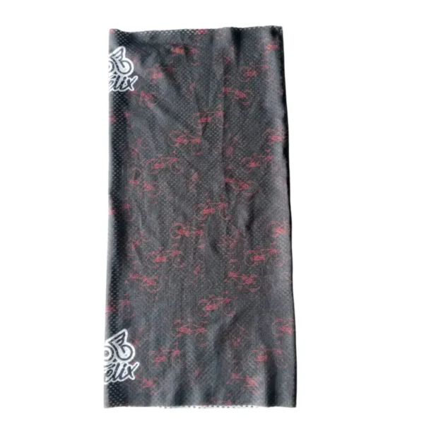 Cuellos Estampado Spandex/Capriati Negro Bicis 5 Felix