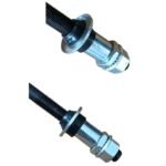 Eje Trasero Bmx Extralargo Tapapolvo Con Espaciador 3/8 X7-1/2 Acero