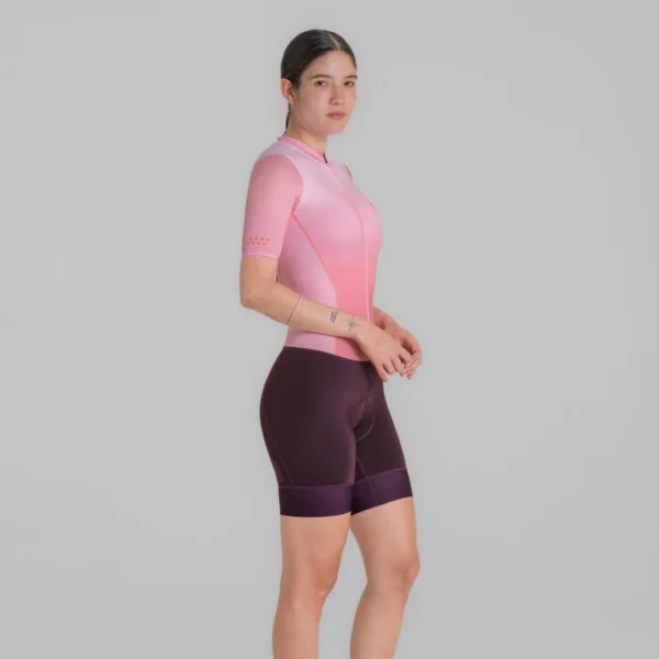 Enterizo Manga Corta Desert Rosa/Morado Gw