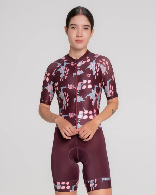 Enterizo Manga Corta Uva Brush - Gw