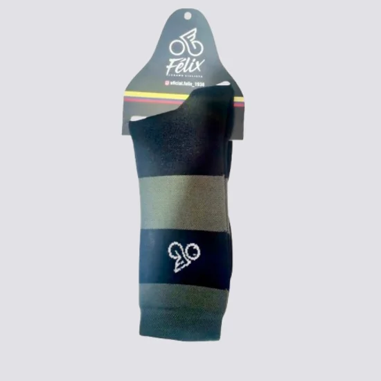 Media deportiva Unisex Verde Militar - Felix