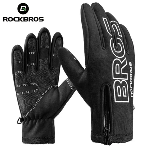 Guante Dedo Largo Invierno Negros - RockBros