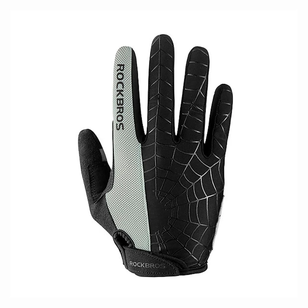 Guante Dedo Largo Spider Negro/Gris - RockBros