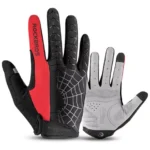 Guante Dedo Largo Spider Negro/Rojo - RockBros