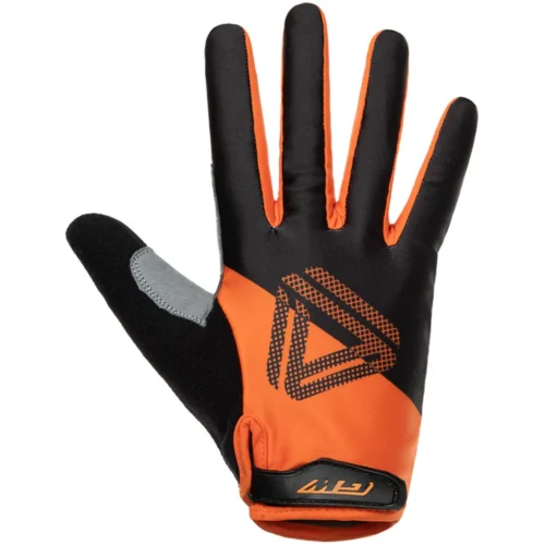 Guantes Dedo Largo Skinny Negro/Naranja - Gw