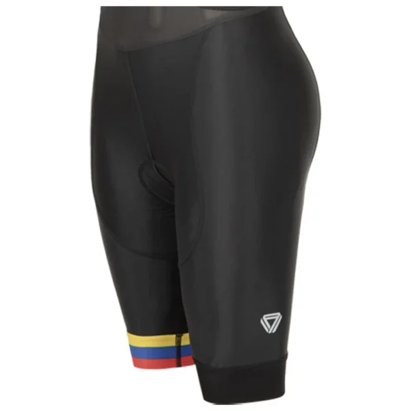 Licra/Pantaloneta Colombia Con Cargaderas Mujer Negra - GW