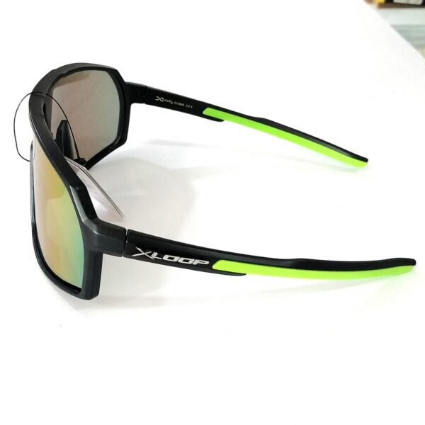Gafas Deportivas Negra/Verde Categoria 3 - Xloop