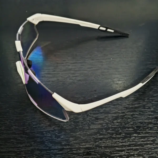 Gafas de Ciclismo 100%  Hypercraft Blanco Con Fotocromático Reactivo