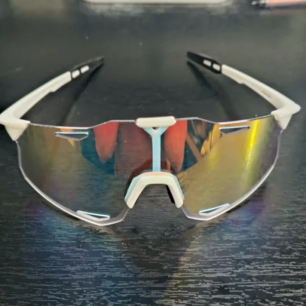 Gafas de Ciclismo 100%  Hypercraft Blanco Con Fotocromático Reactivo