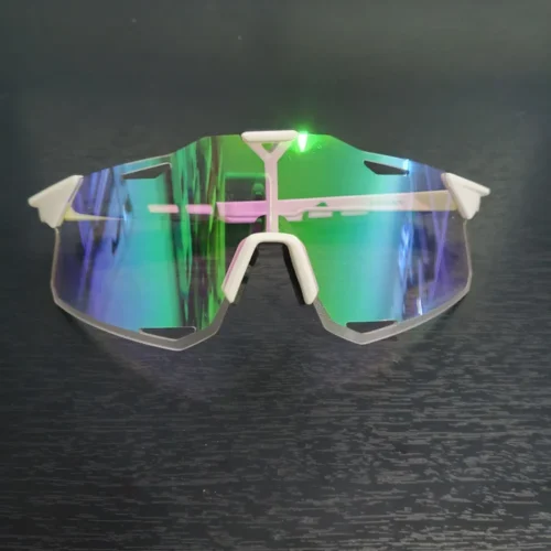 Gafas de Ciclismo 100%  Hypercraft Blanco Con Fotocromático Reactivo