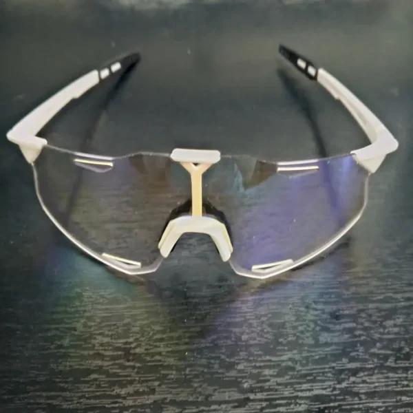 Gafas de Ciclismo 100%  Hypercraft Blanco Con Fotocromático Reactivo