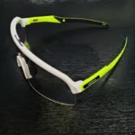 Gafas de ciclismo Oakley Sutro Lite Blanco/verde con fotocromático reactivo